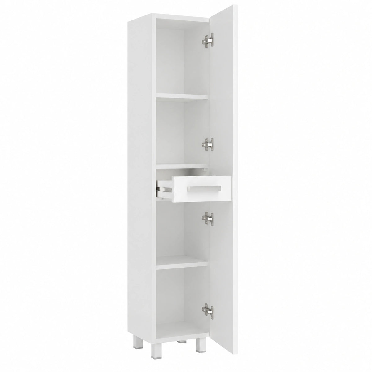 Badschrank – 170 × 35 × 30 cm, mit Schubladen