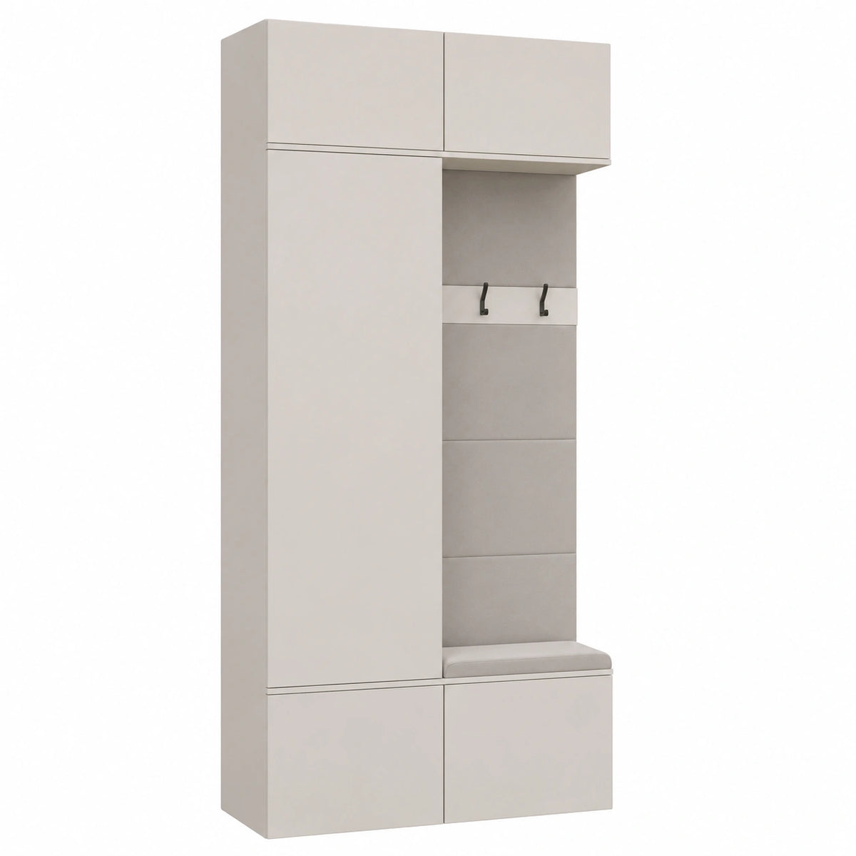 Kleiderschrank – 238 cm, modular, für Flur