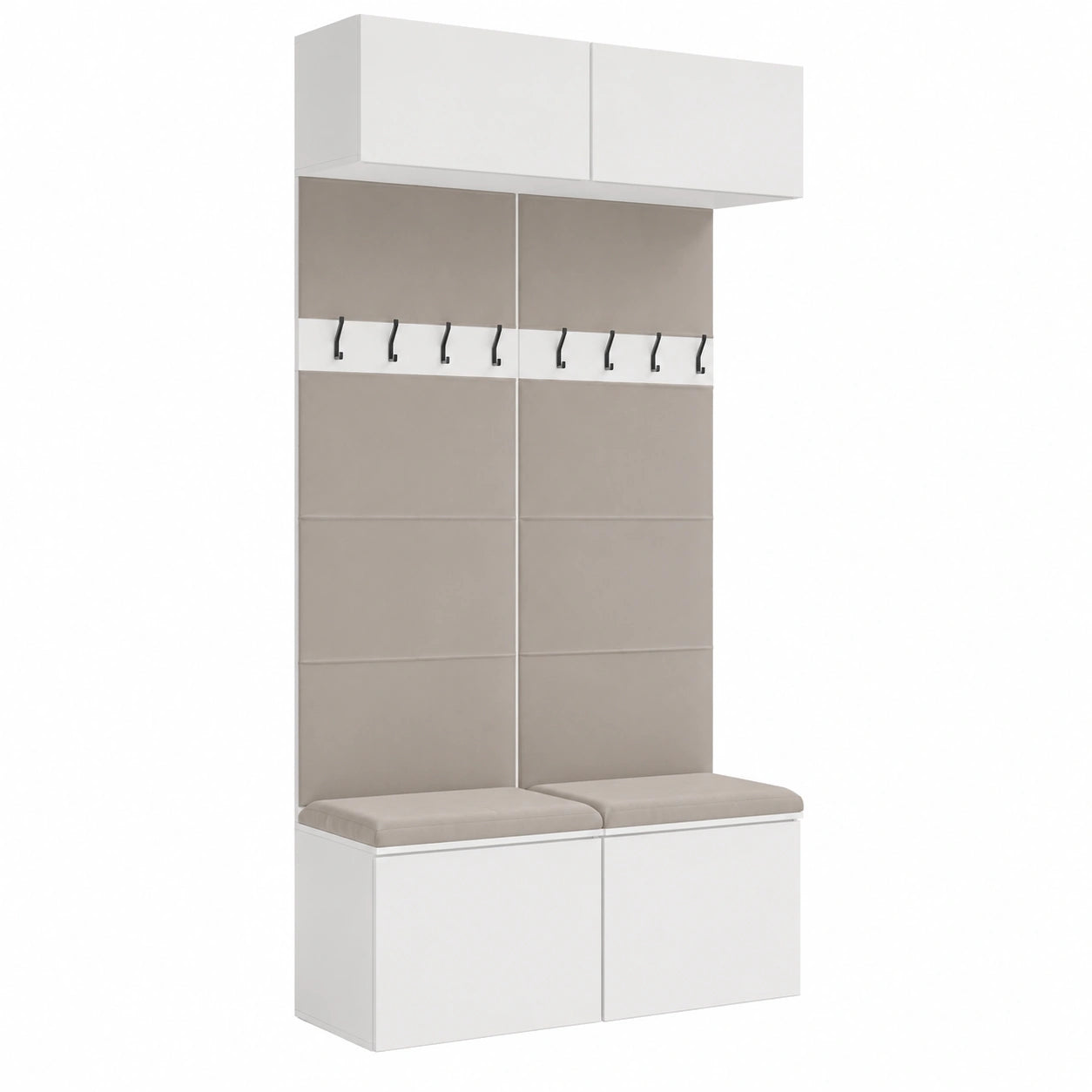 Garderobenpaneel – 2er-Set, 238 cm, für Flur
