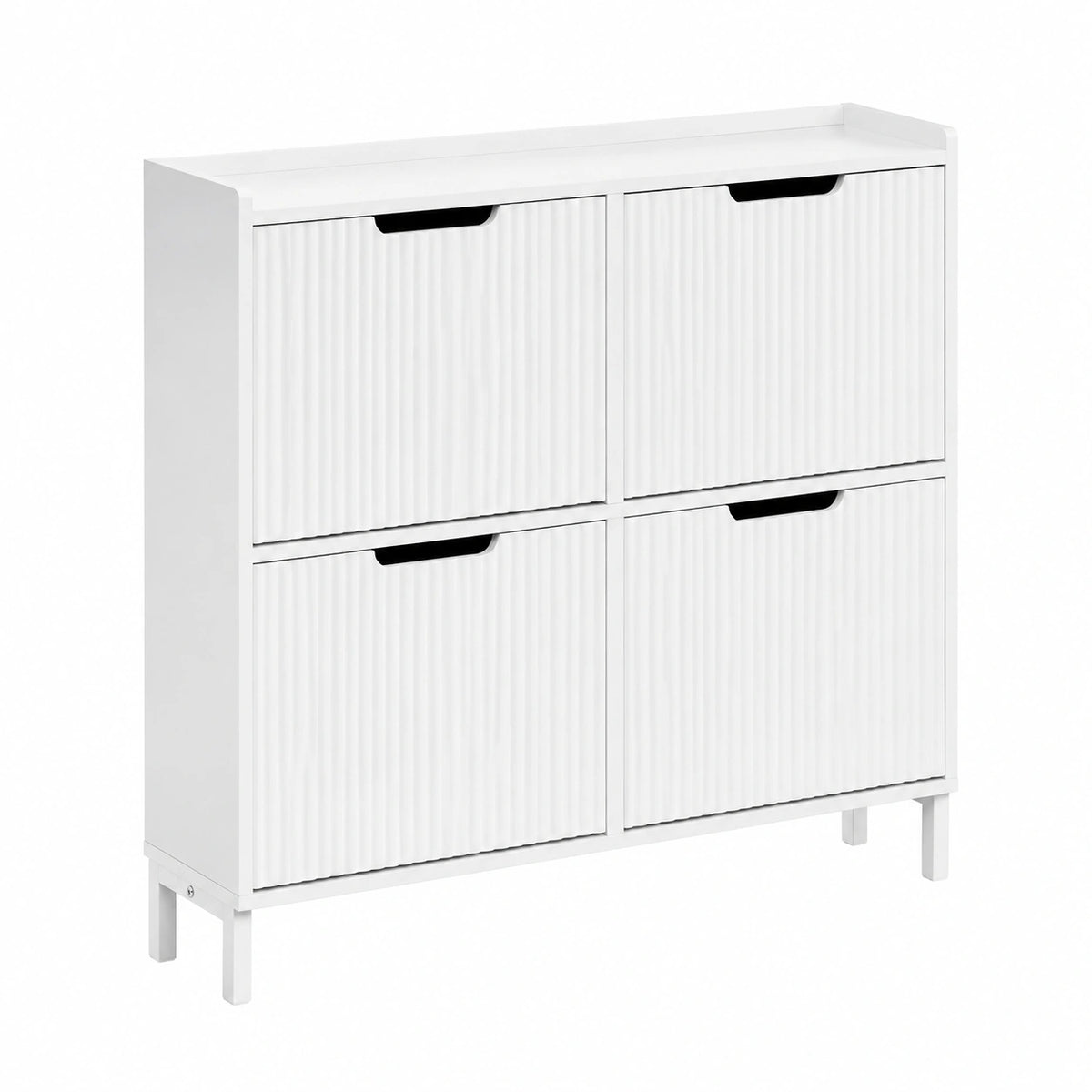 Schuhschrank – 100 × 19 × 91 cm, mit mehreren Türen, für Flur