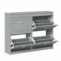 Schuhschrank – 105 × 82 × 24 cm, für Flur