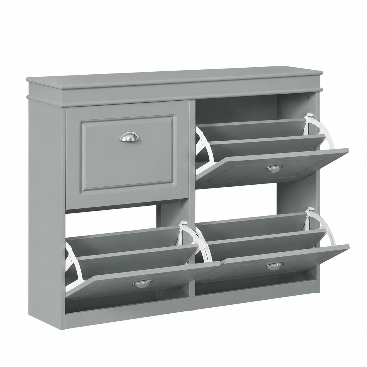 Schuhschrank – 105 × 82 × 24 cm, für Flur