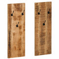 Wandgarderobe – aus Holz