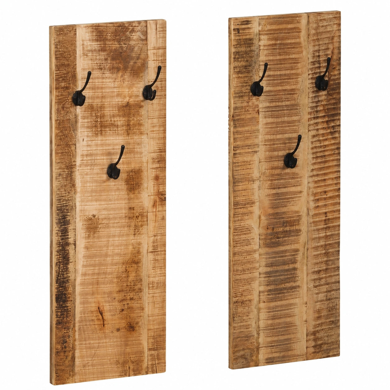 Wandgarderobe – aus Holz