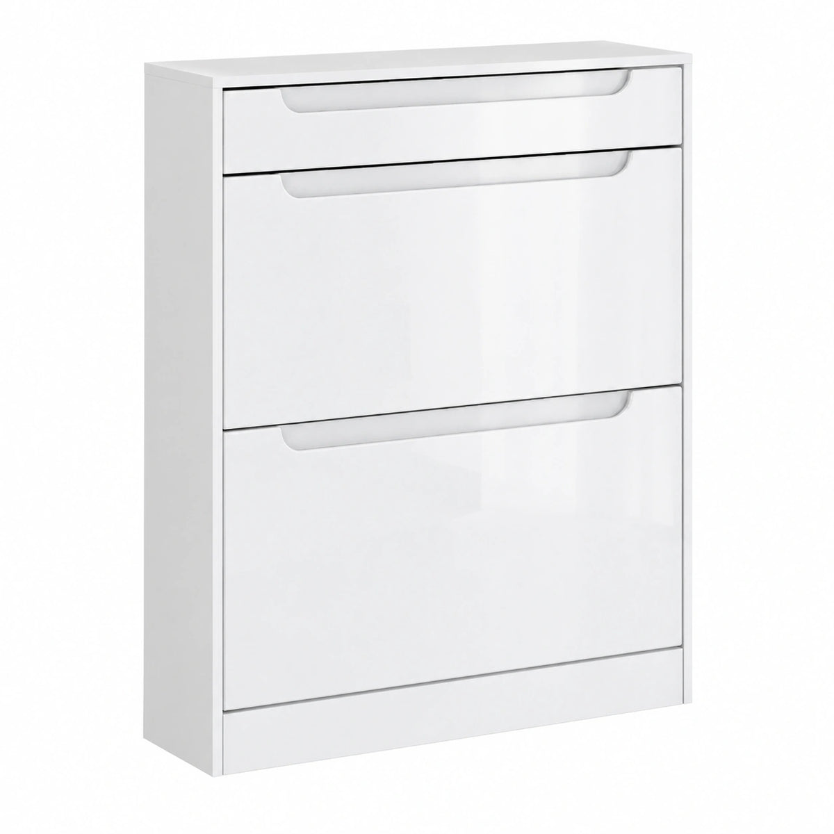 Schuhschrank – 89 × 95,5 × 23 cm, mit Schubladen, für Flur