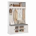 Flurgarderobe – 100 × 40 × 170 cm, mit Ablagen, aus MDF, für Flur