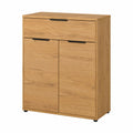 Schuhschrank – 75 × 108 × 37 cm, aus Eichenholz