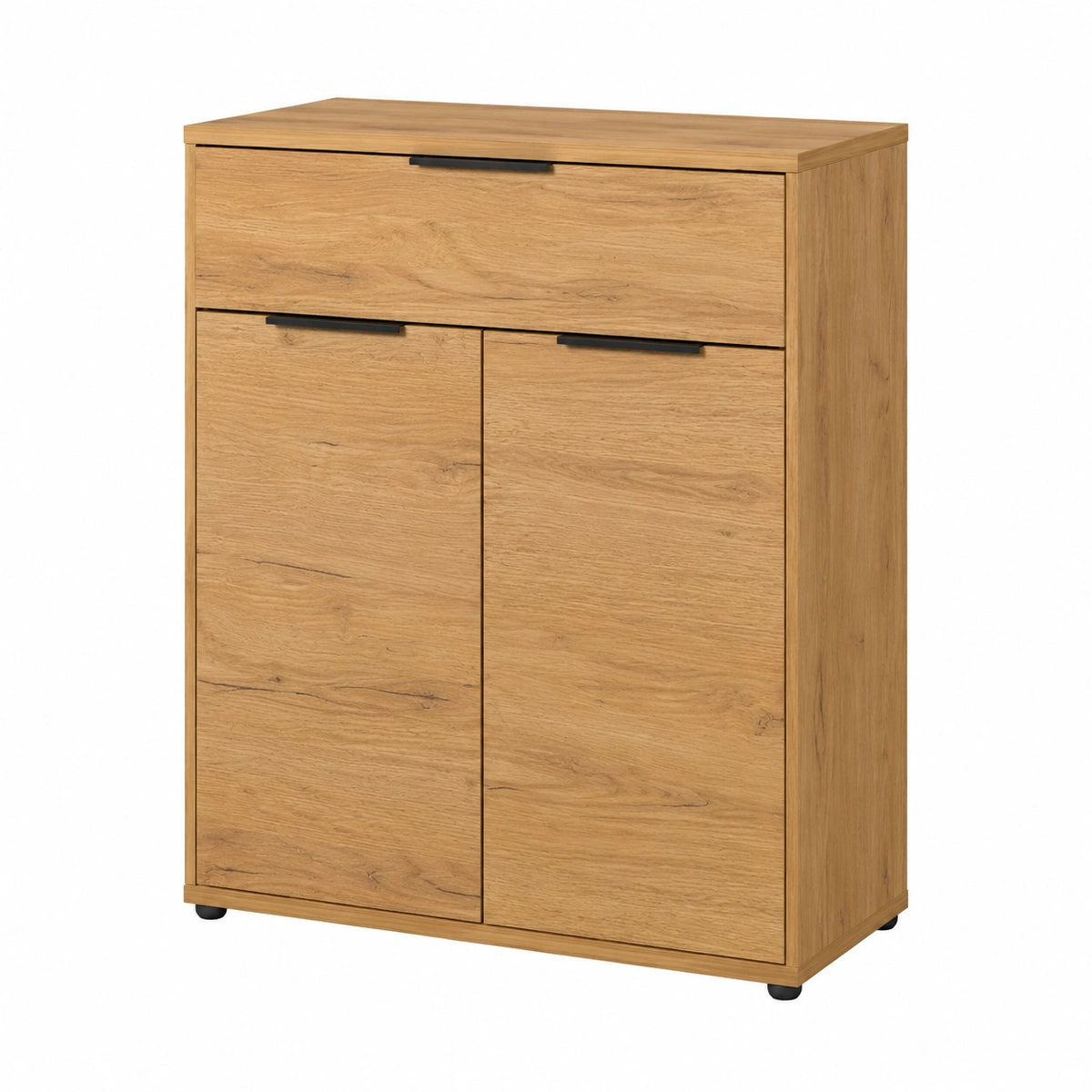 Schuhschrank – 75 × 108 × 37 cm, aus Eichenholz