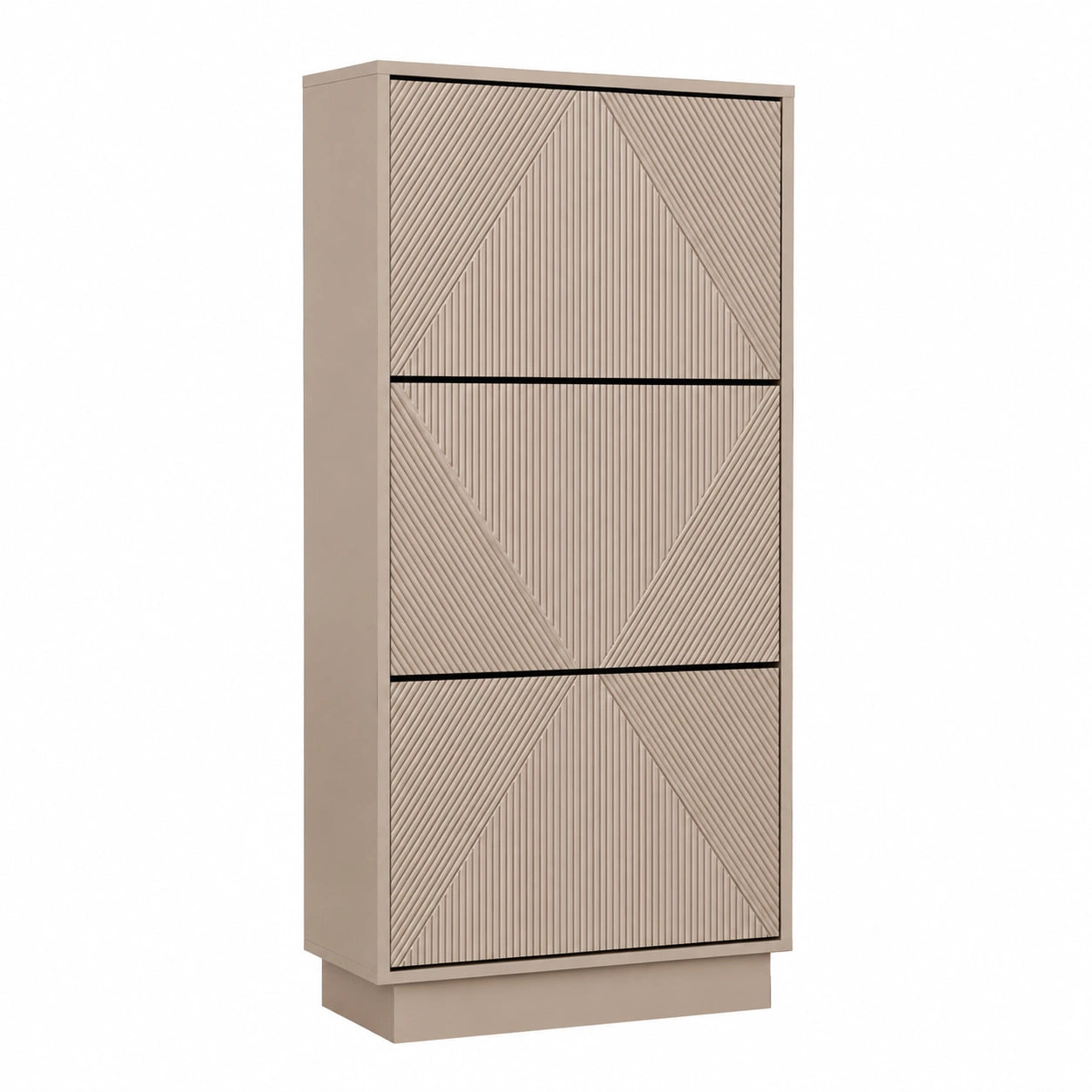 Schuhschrank – 50 × 24 × 131 cm, für Flur