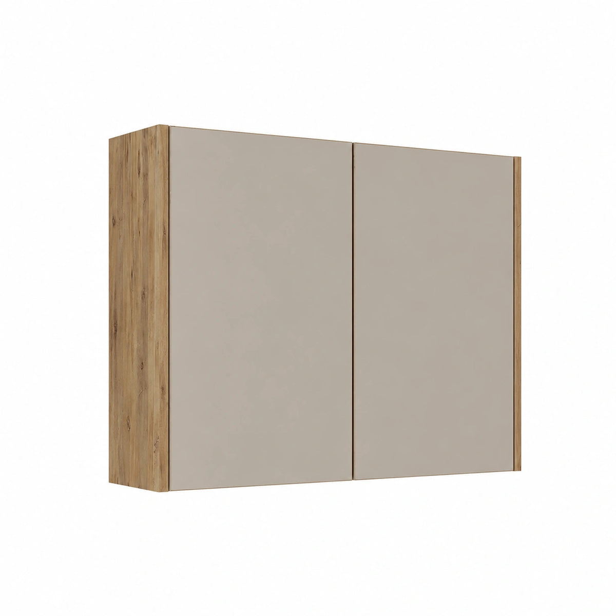 Unterschrank – 3-teilig, 65 cm, aus Eichenholz und Keramik, Anthrazit