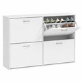 Schuhschrank – 120 × 24 × 81 cm