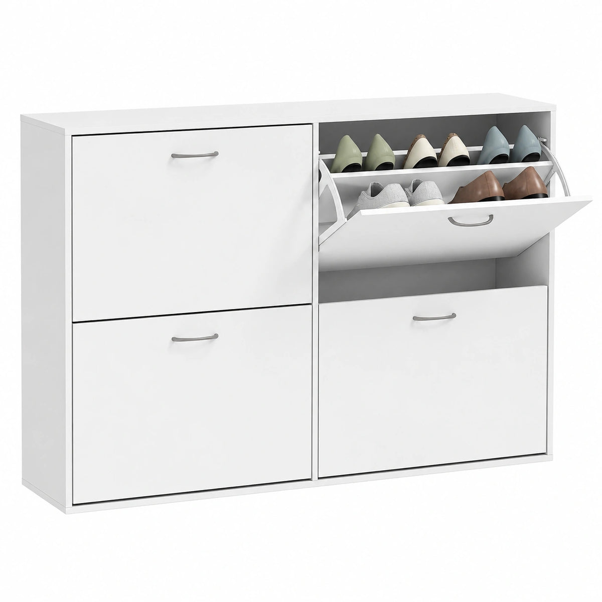 Schuhschrank – 120 × 24 × 81 cm
